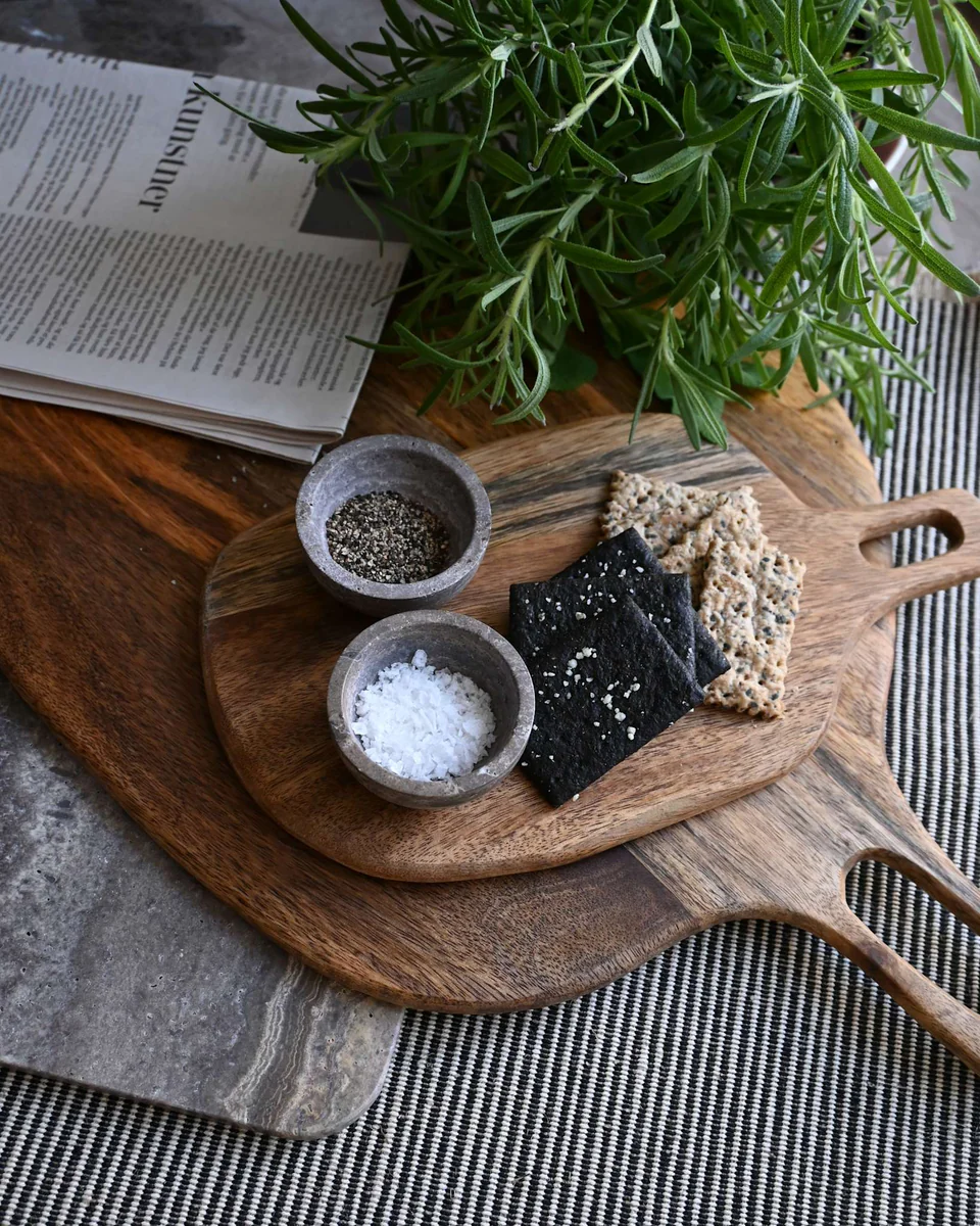 原石鹽盅 – 大地色