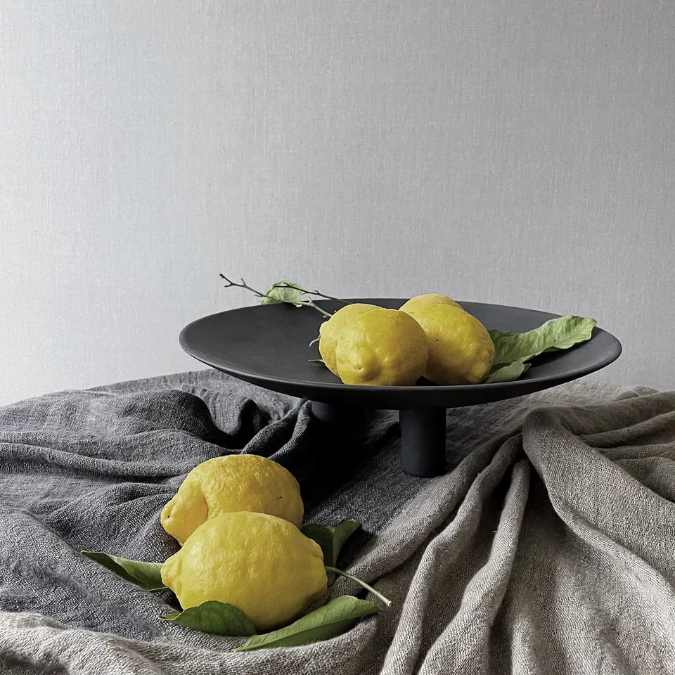 鴨盤,大 - 咖啡色