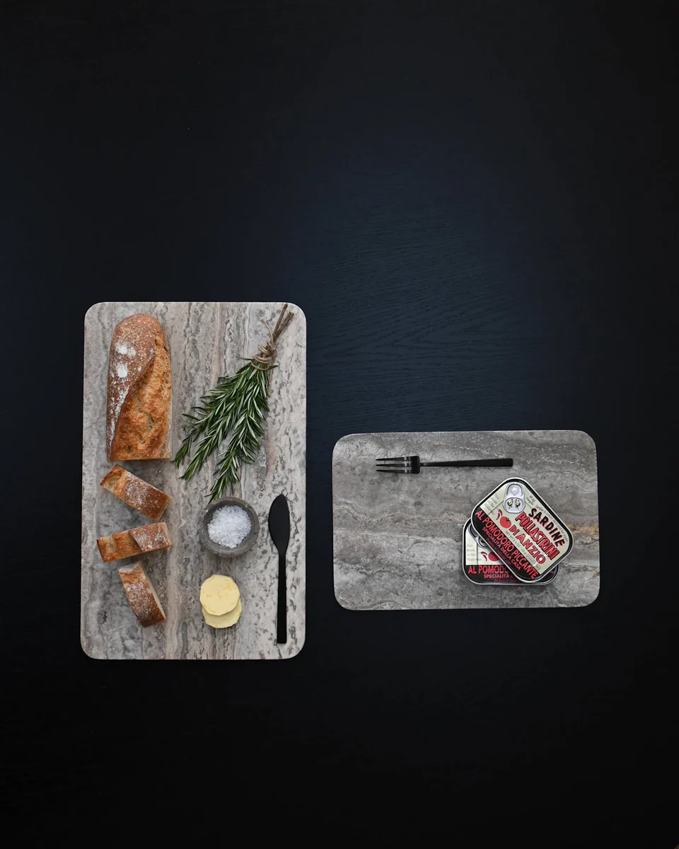 環形長方托盤,迷你 - 大地色