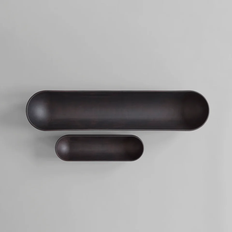 珍珠盤,迷你 - 咖啡色