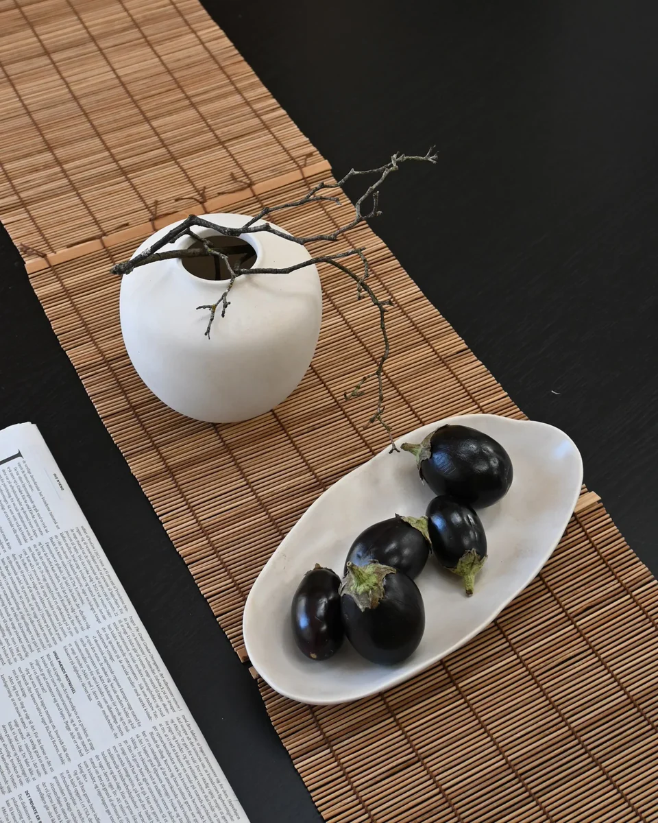 素直花瓶,迷你 - 白樺色