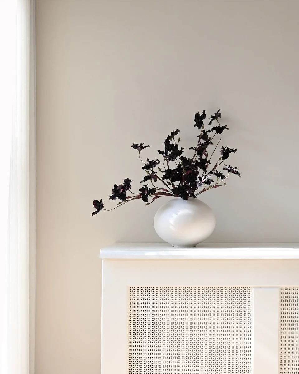 素直花瓶,胖型小 - 白樺色