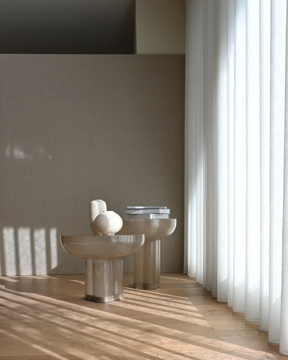 素直花瓶,細長迷你 - 白樺色