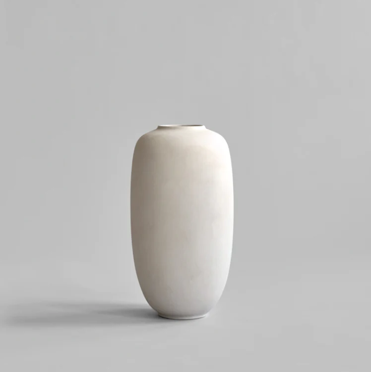 素直花瓶, 細長大 - 樺木色