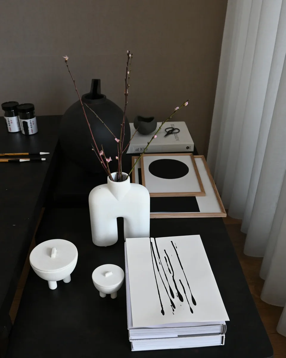 眼鏡蛇花瓶,高型,迷你 - 骨白色