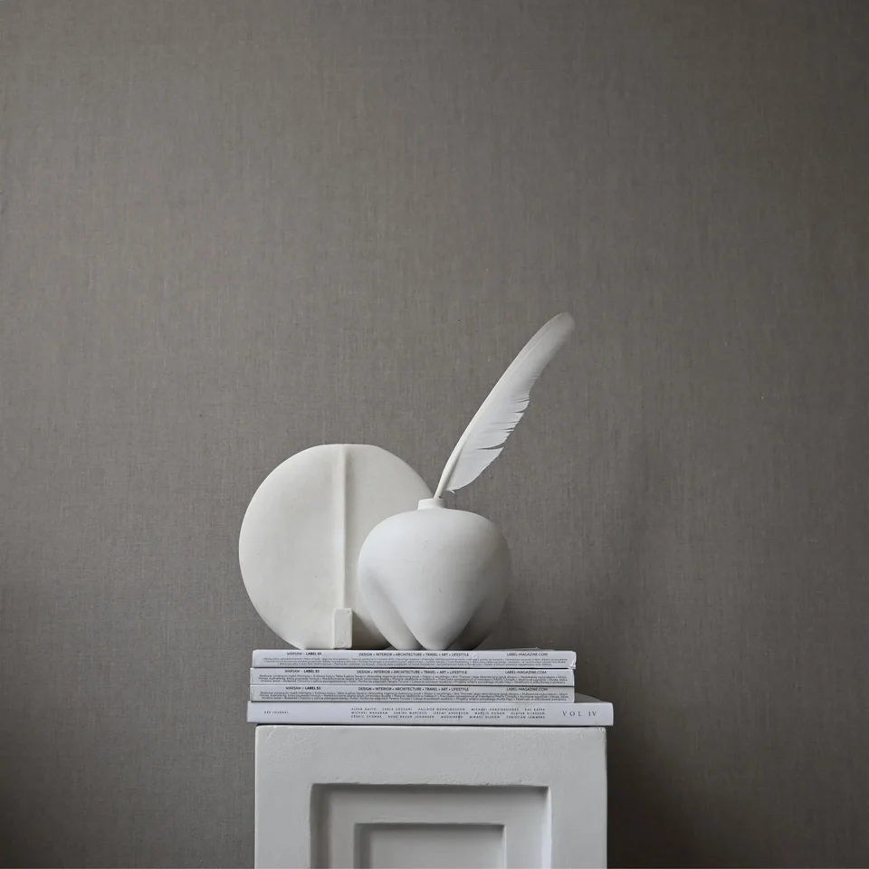 古根海姆花瓶,迷你 - 骨白色