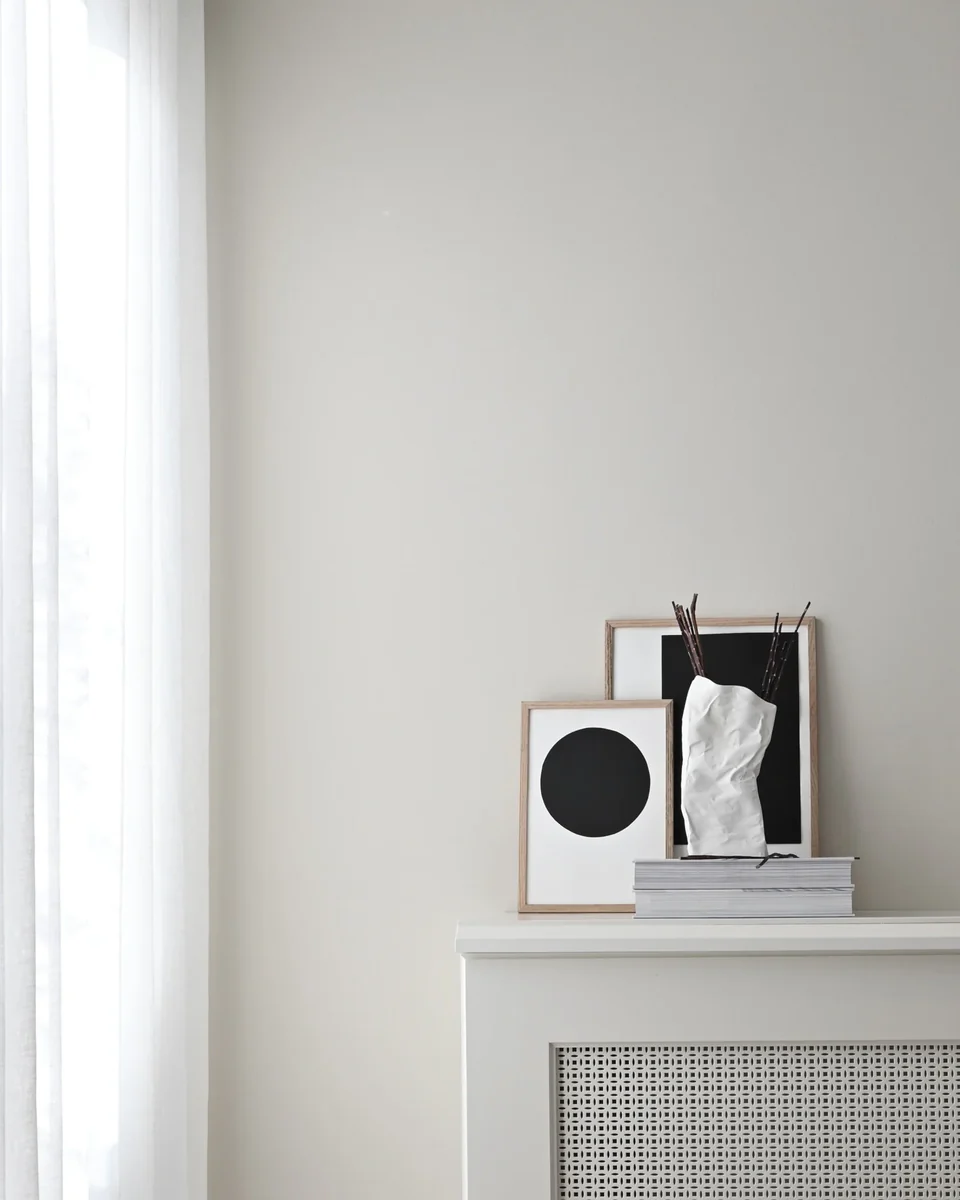 皺褶花瓶,迷你 - 骨白色