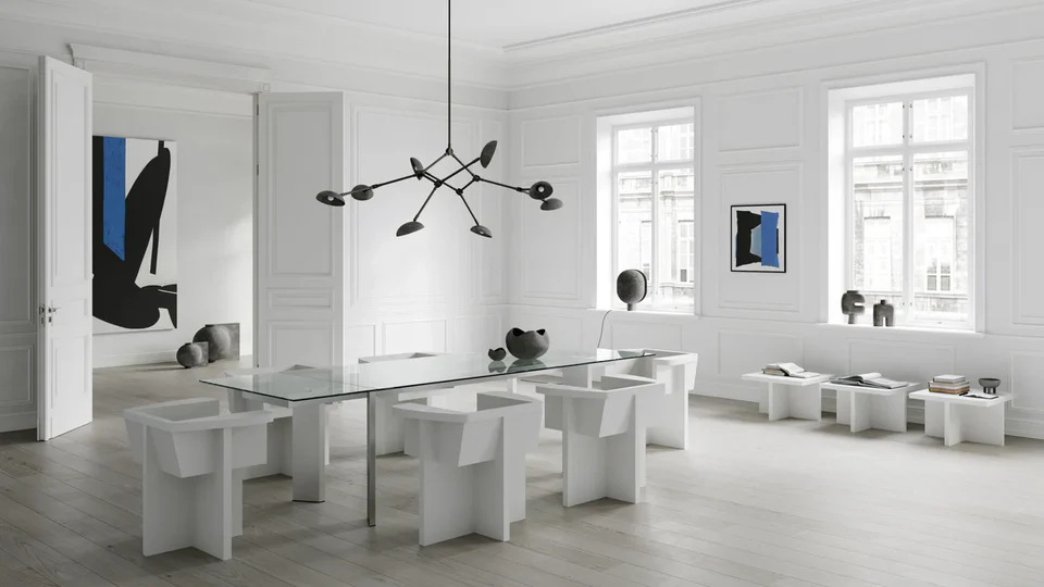 Brutus茶几 - 骨白色