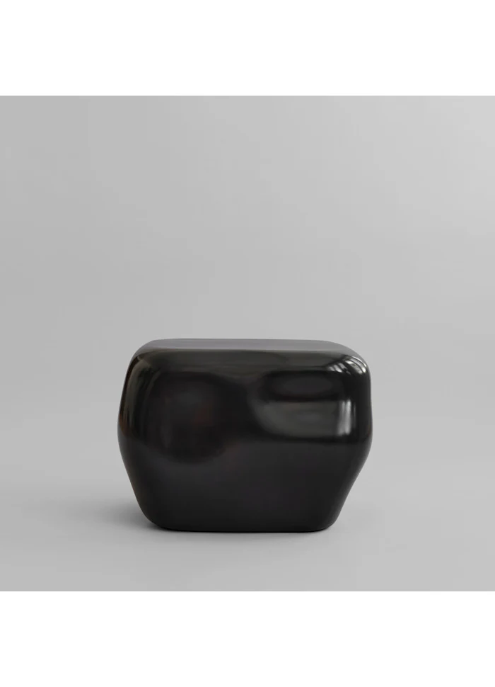 Ishi 咖啡桌, 中 - 亮面深咖啡色