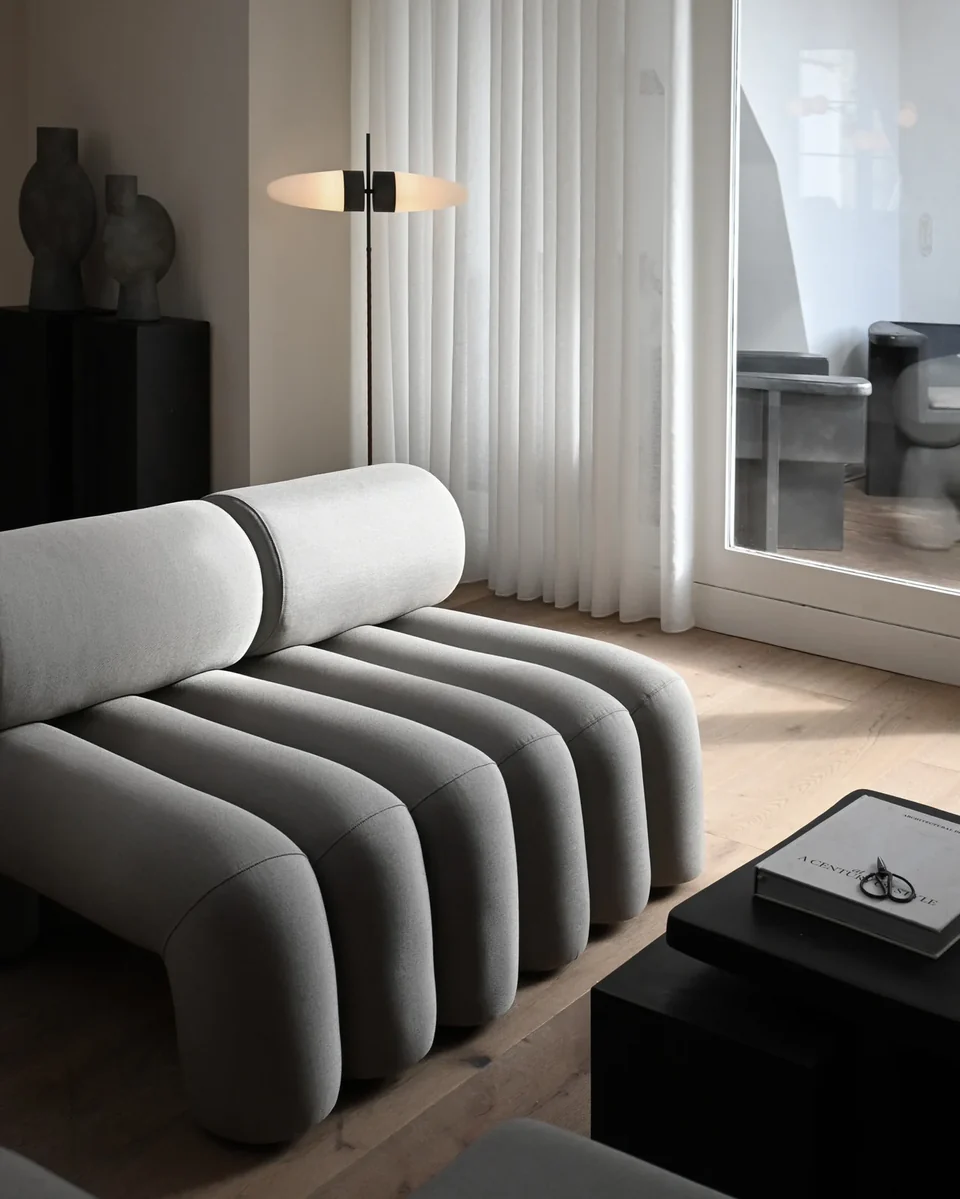 Foku 叉子椅 - 灰褐色