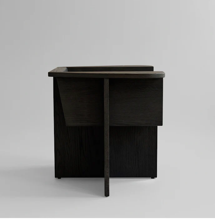 Brutus 休閒椅 - 咖啡黑橡木色