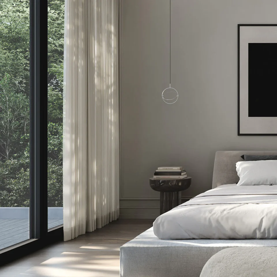 圓環吊燈,迷你 - 鏡面鍍鉻