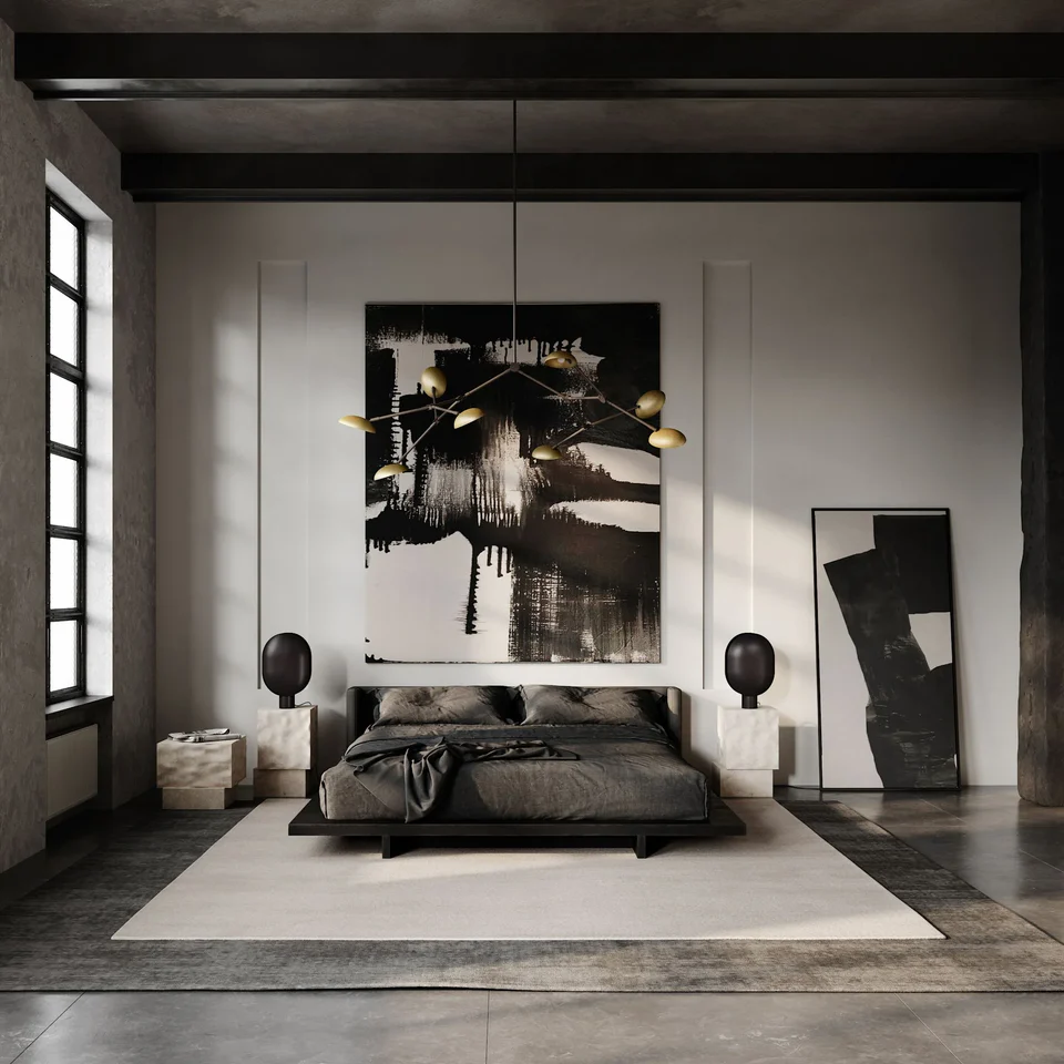 滴形吊燈 - 黃銅色(5m)