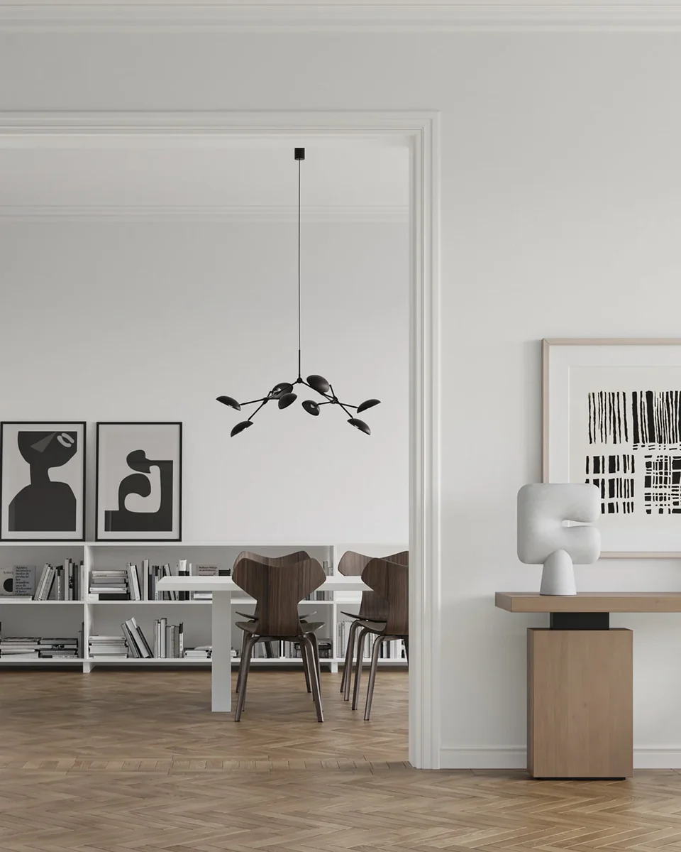 滴形吊燈,迷你 - 燒黑色(5m)