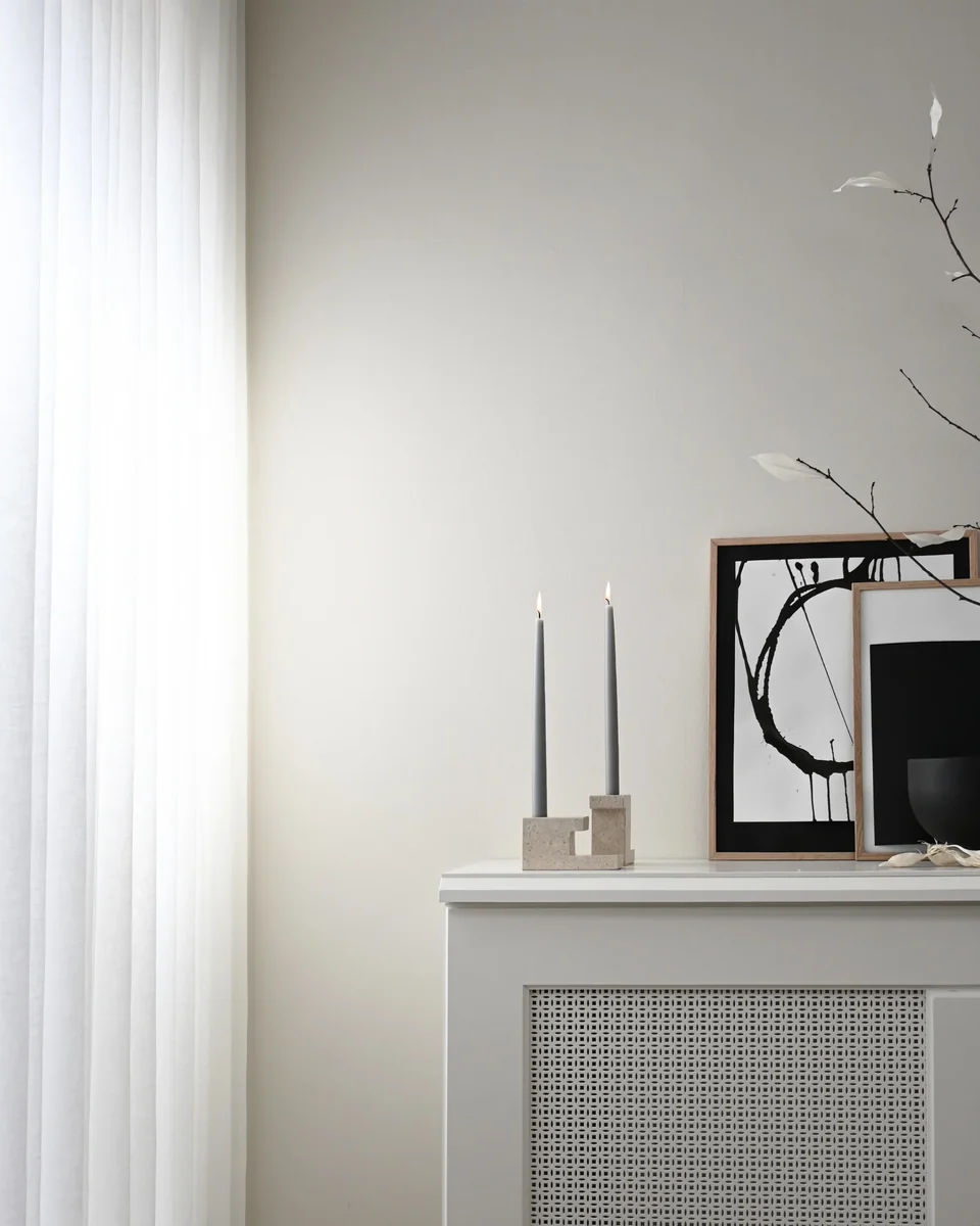 磚形燭台,高 - 石灰石