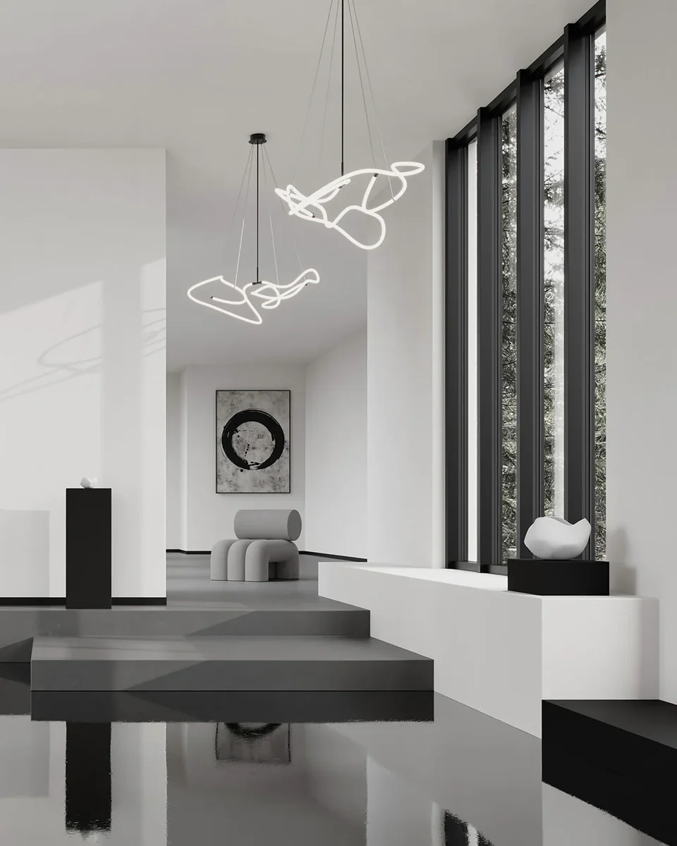 弧形碗,大 - 骨白色