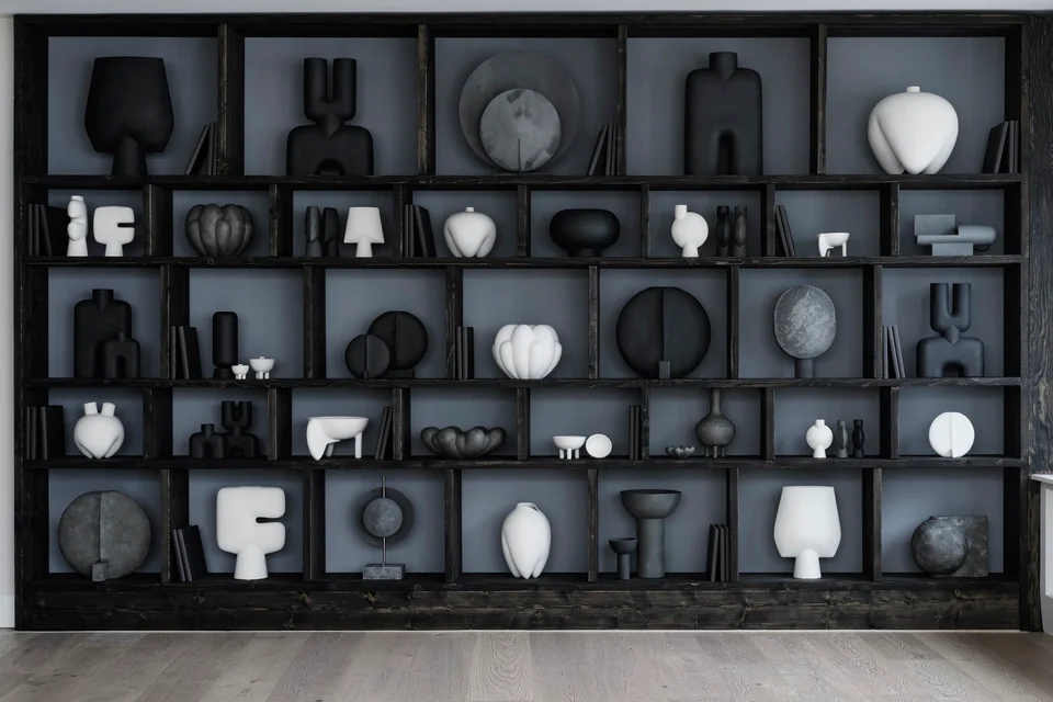 翼碗,大 - 骨白色