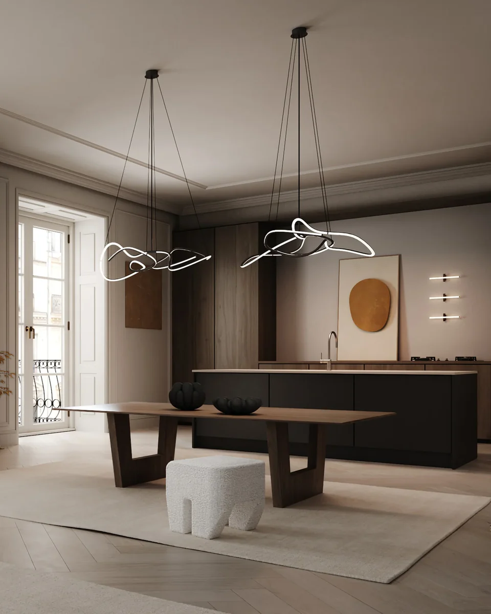 綻放陶盤,中 - 黑色