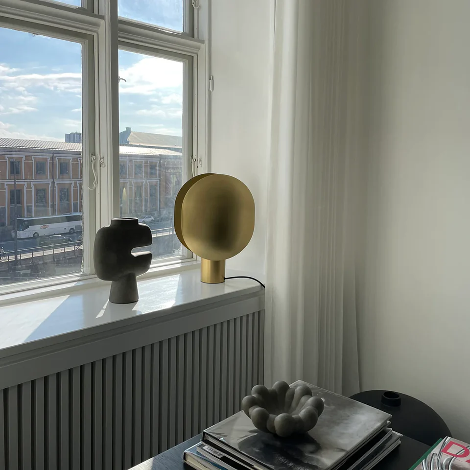 綻放陶盤,迷你 - 深灰色