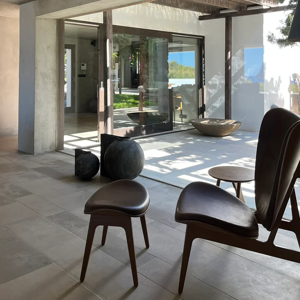 偏移花瓶,迷你 - 深灰色