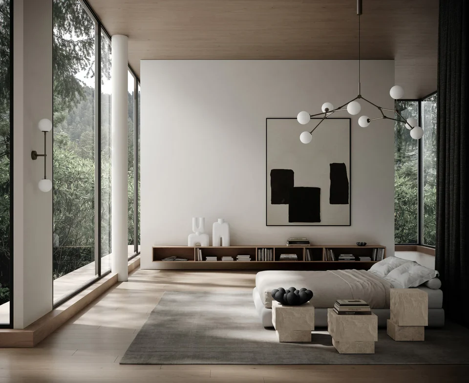 眼鏡蛇花瓶,中型 - 骨白色