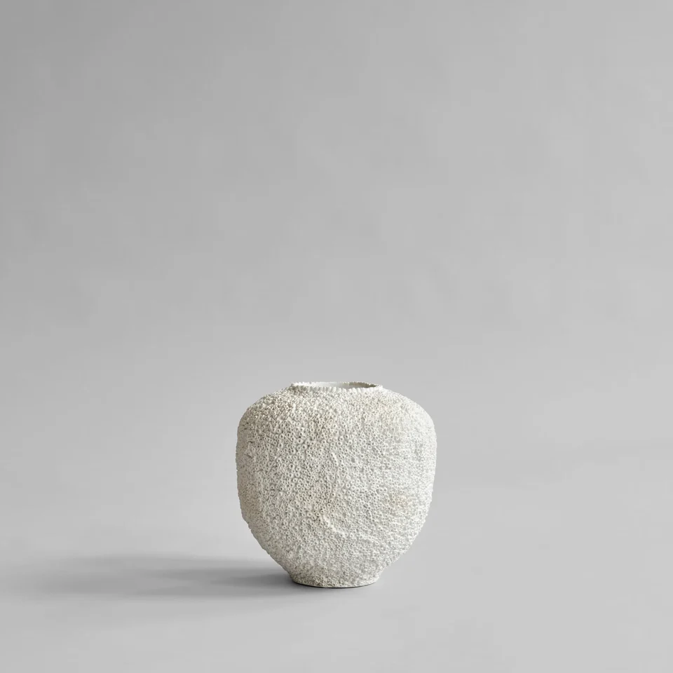 素直花瓶,中型 - 蜂巢紋