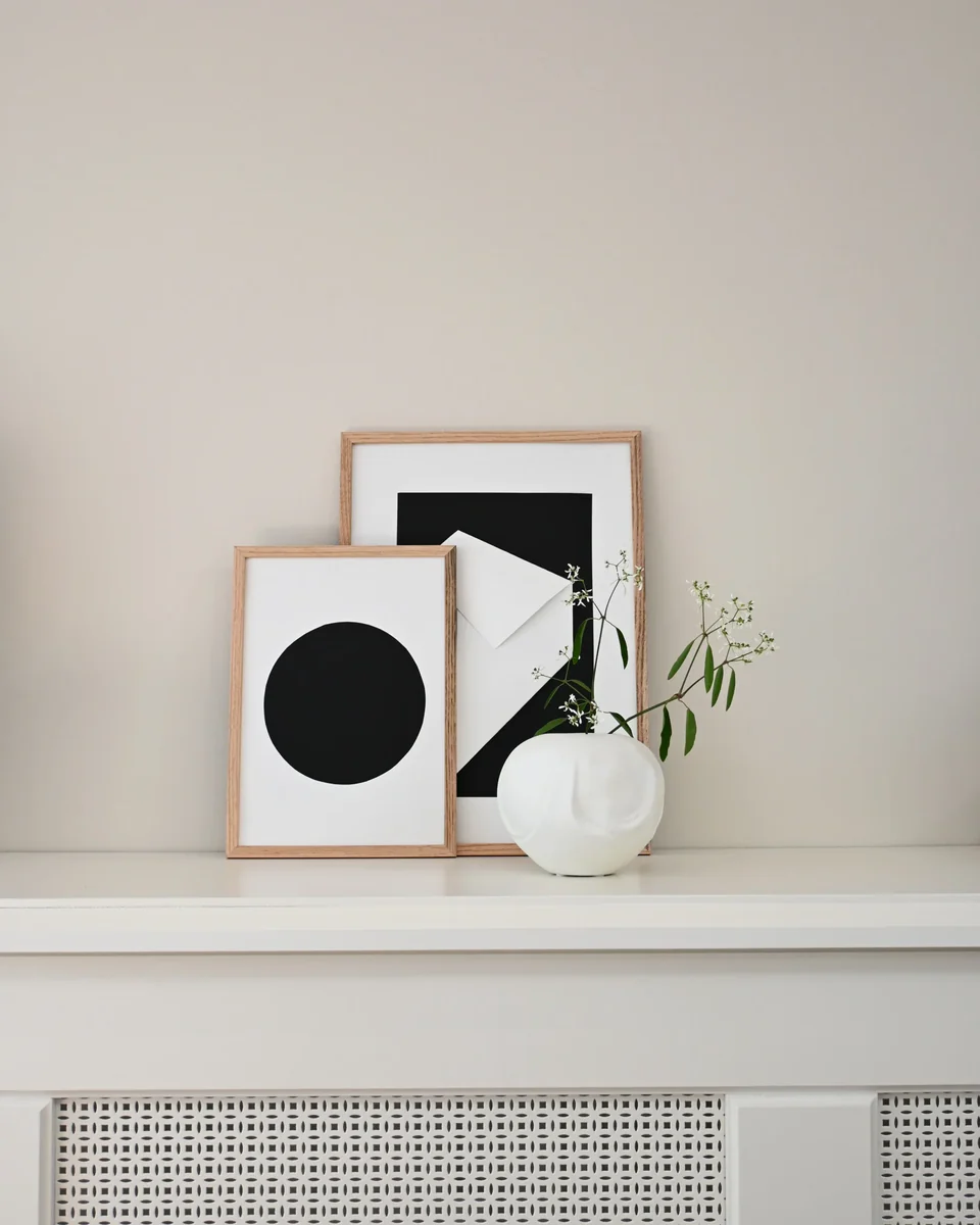 織物花瓶,迷你 - 骨白色