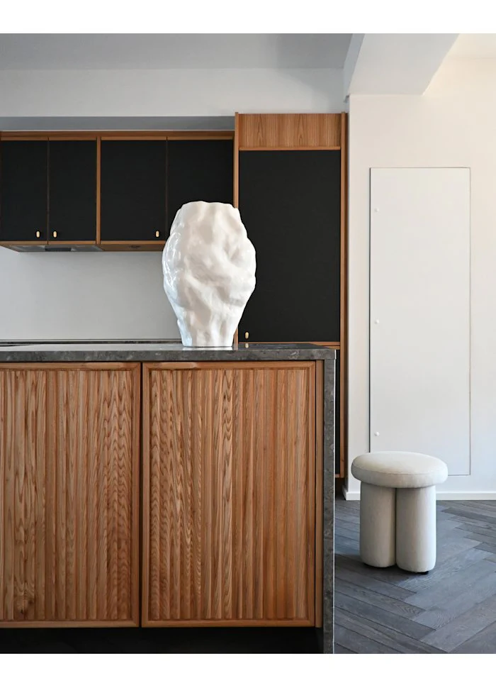 Katachi 花瓶,大 - 高釉樺木色