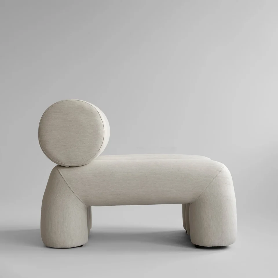 Foku 叉子椅 - 暖調灰木色