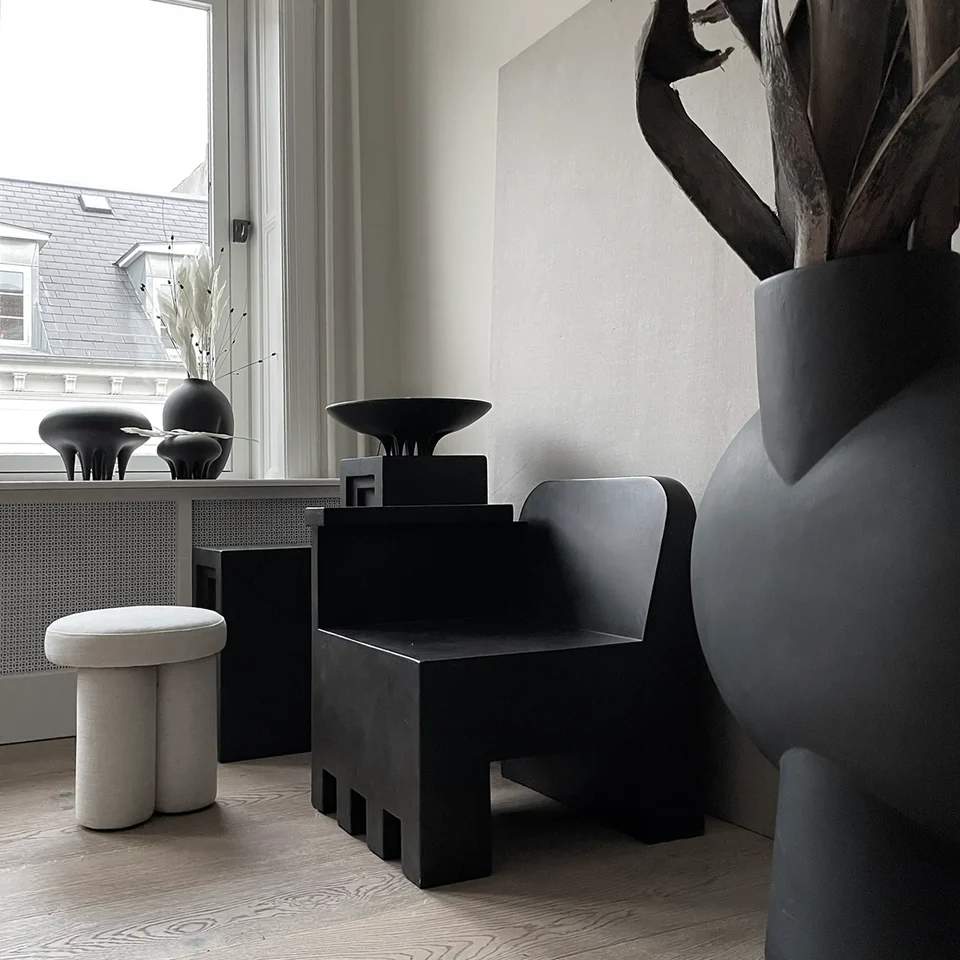 Kamodo日式陶竈扶手椅 - 咖啡色