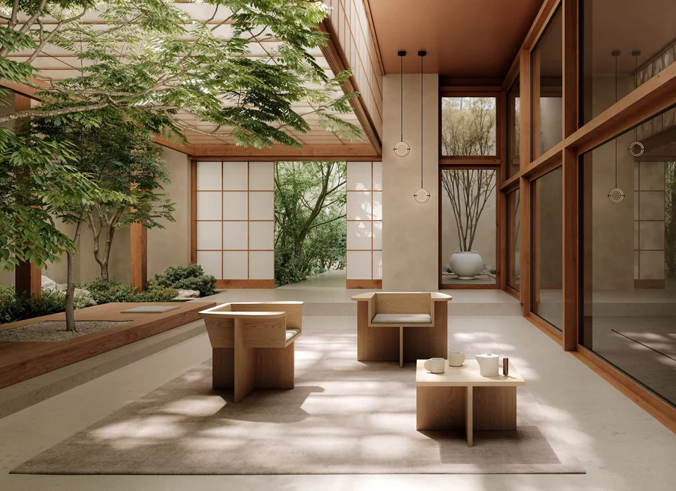 圓環吊燈,迷你 - 燒黑色