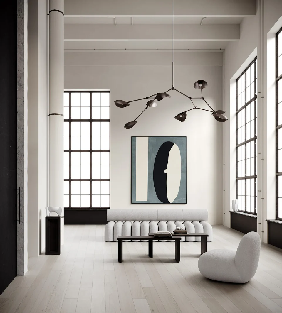 碟形吊燈,特大 - 青銅色(5m)