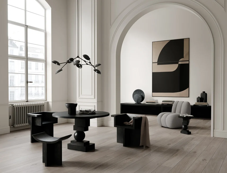 滴形吊燈,迷你 - 斑駁灰色(UL)