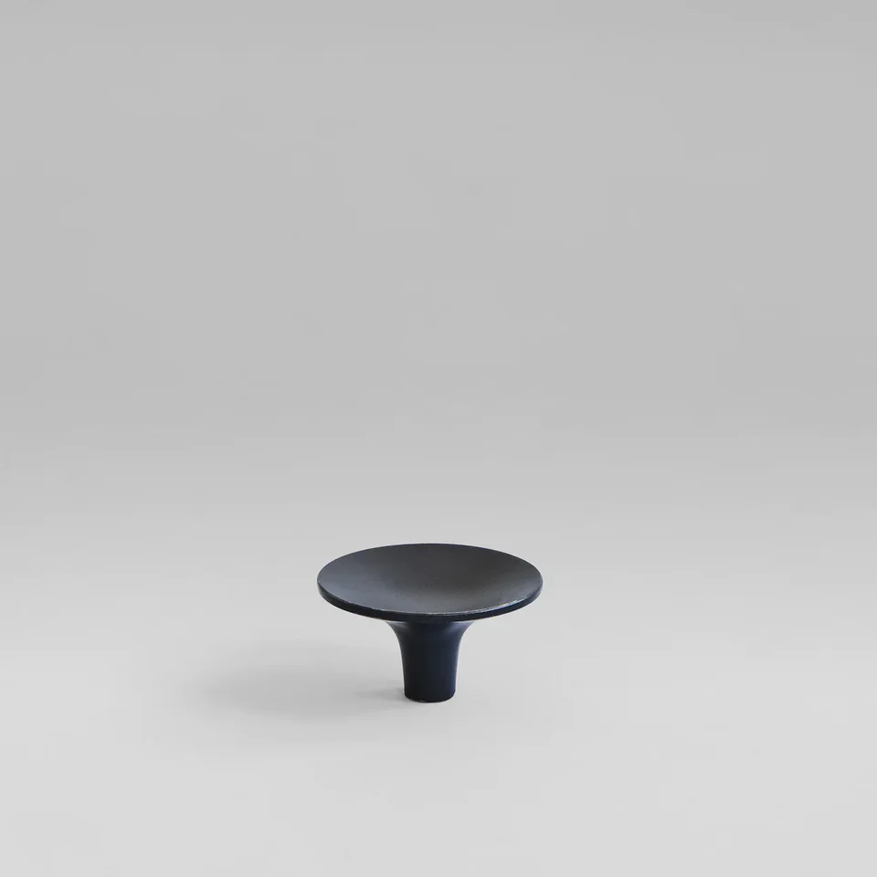 鈸型旋鈕,大 - 燒黑色