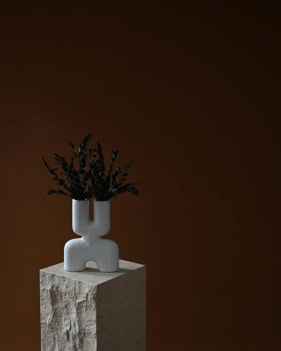 眼鏡蛇花瓶,迷你 - 泡泡白