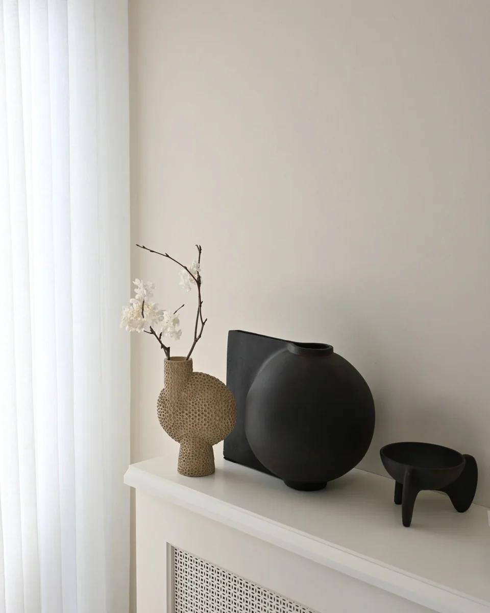 泡泡花瓶,網紋款,中型 - 沙色