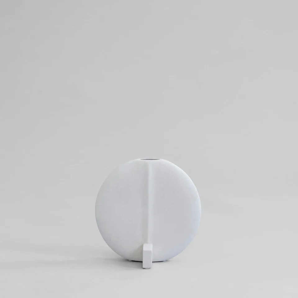 古根海姆花瓶,迷你 - 骨白色