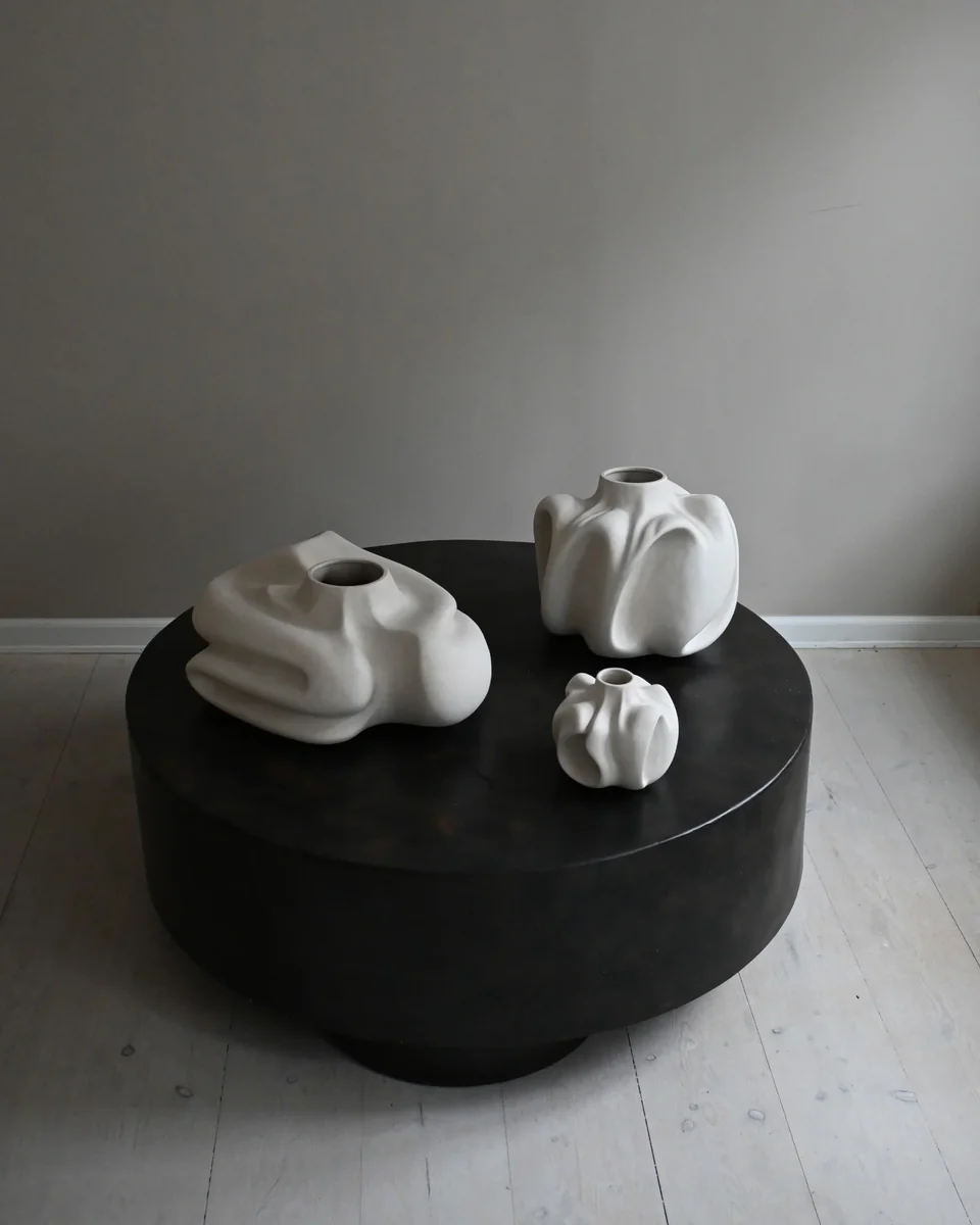 侘寂花瓶,迷你 - 白樺色