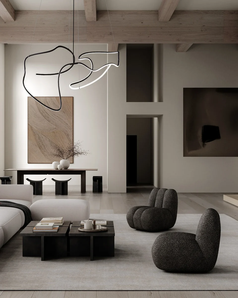 素直花瓶,中型 - 白樺色