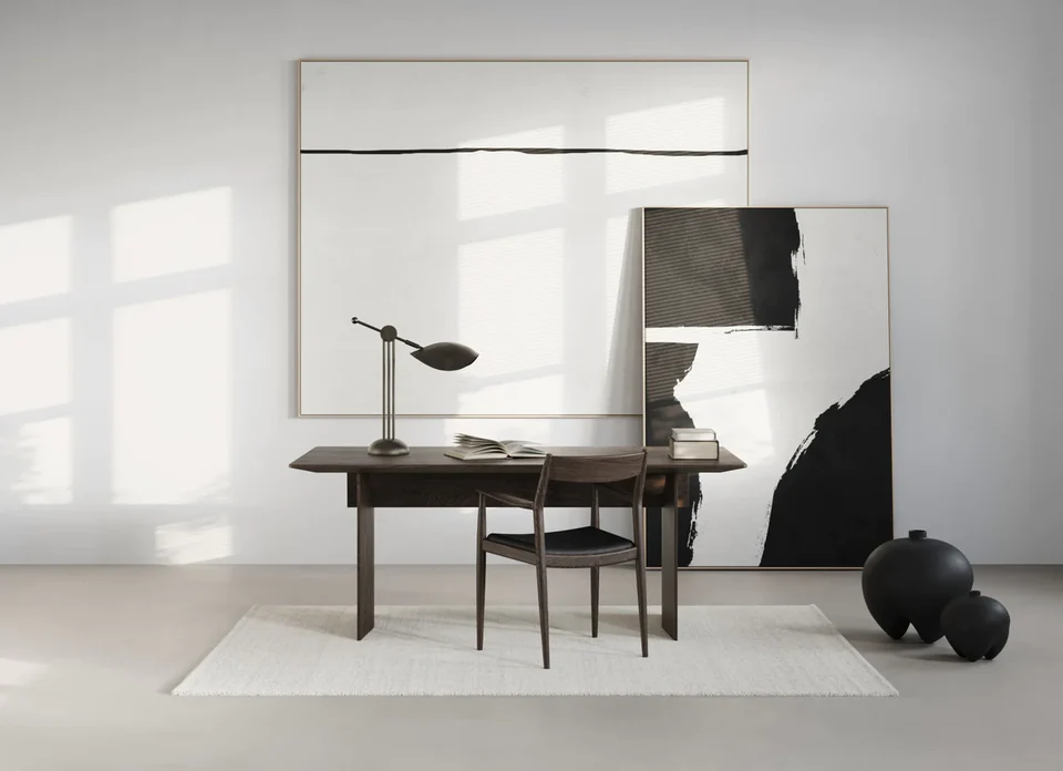 相撲花瓶,小 - 咖啡色