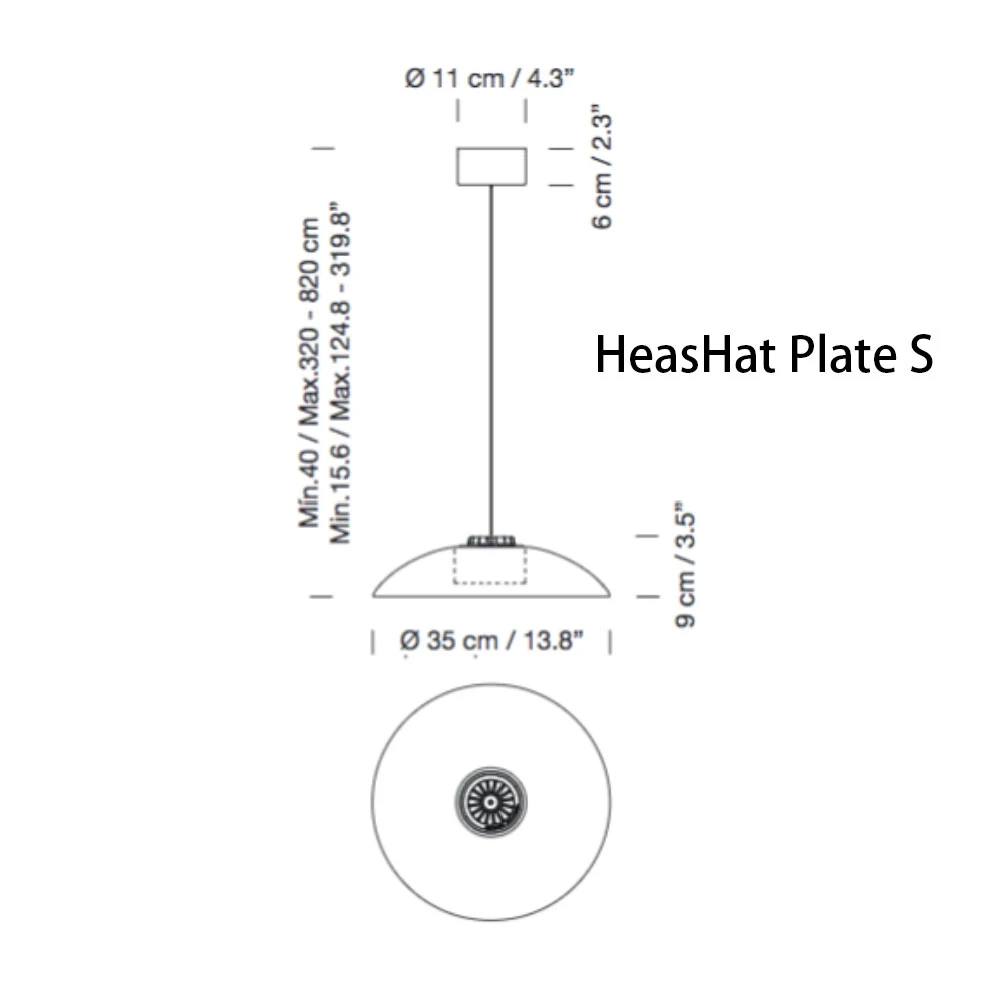 HeadHat Plate 吊燈
