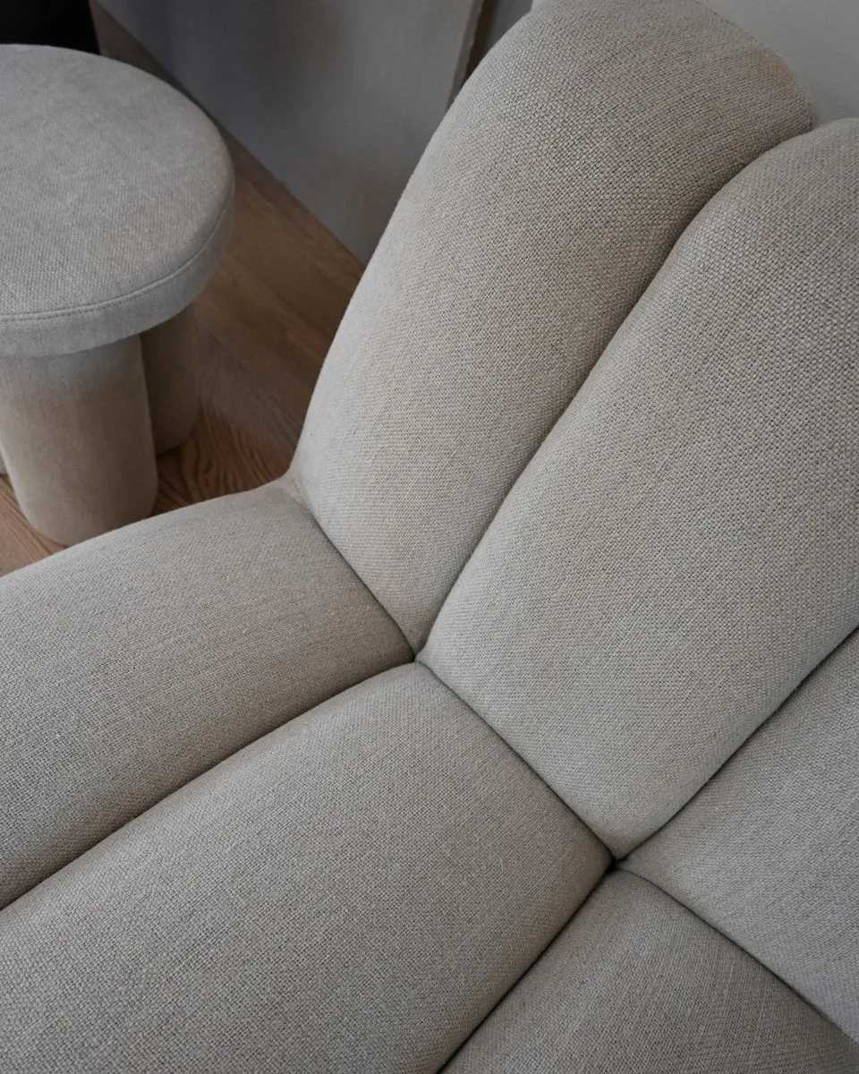 Big Foot 大腳凳,亞麻 - 沙色