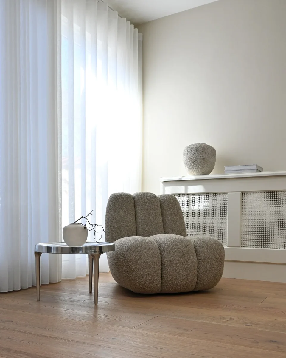 幻影桌,低 - 鉻銀