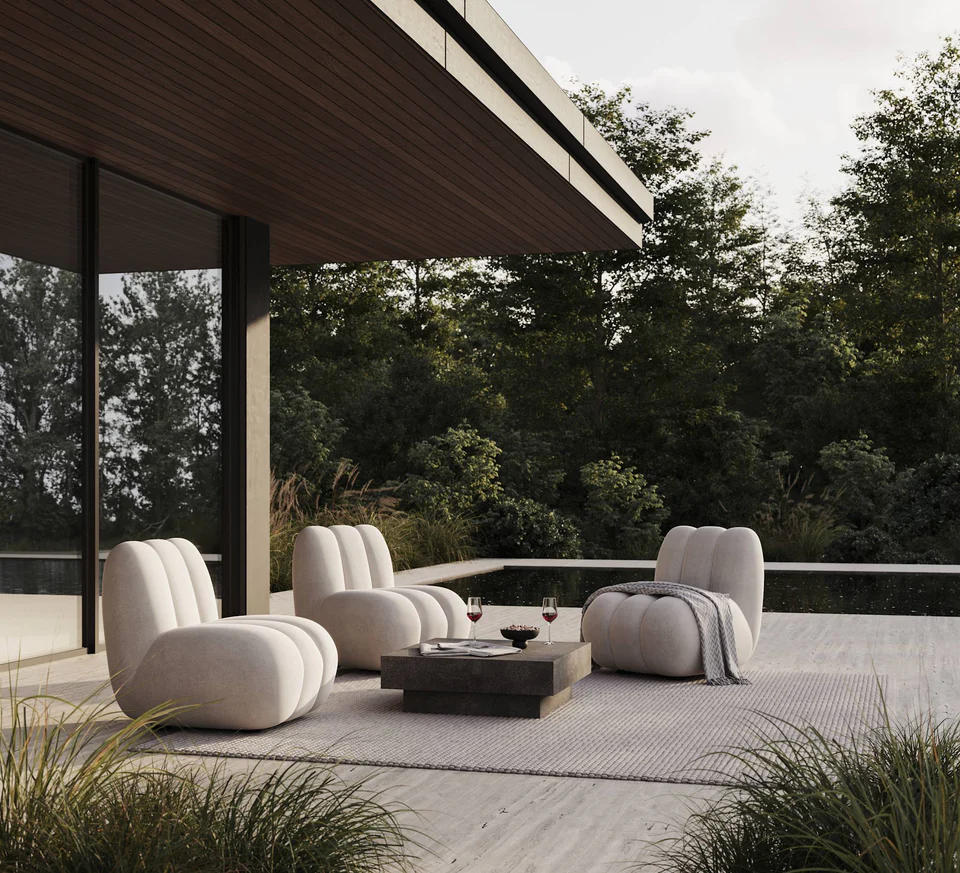 Toe椅 - 暖調灰木色