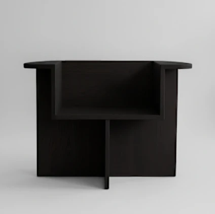 Brutus 休閒椅 - 咖啡黑橡木色