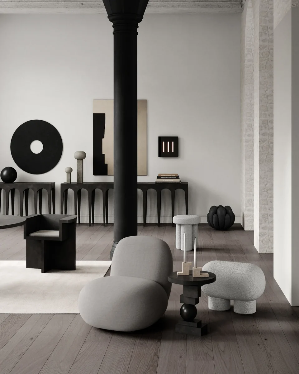 三映壁燈 - 灰褐色