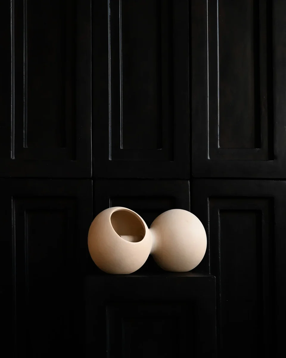 雙映檯燈 - 沙色