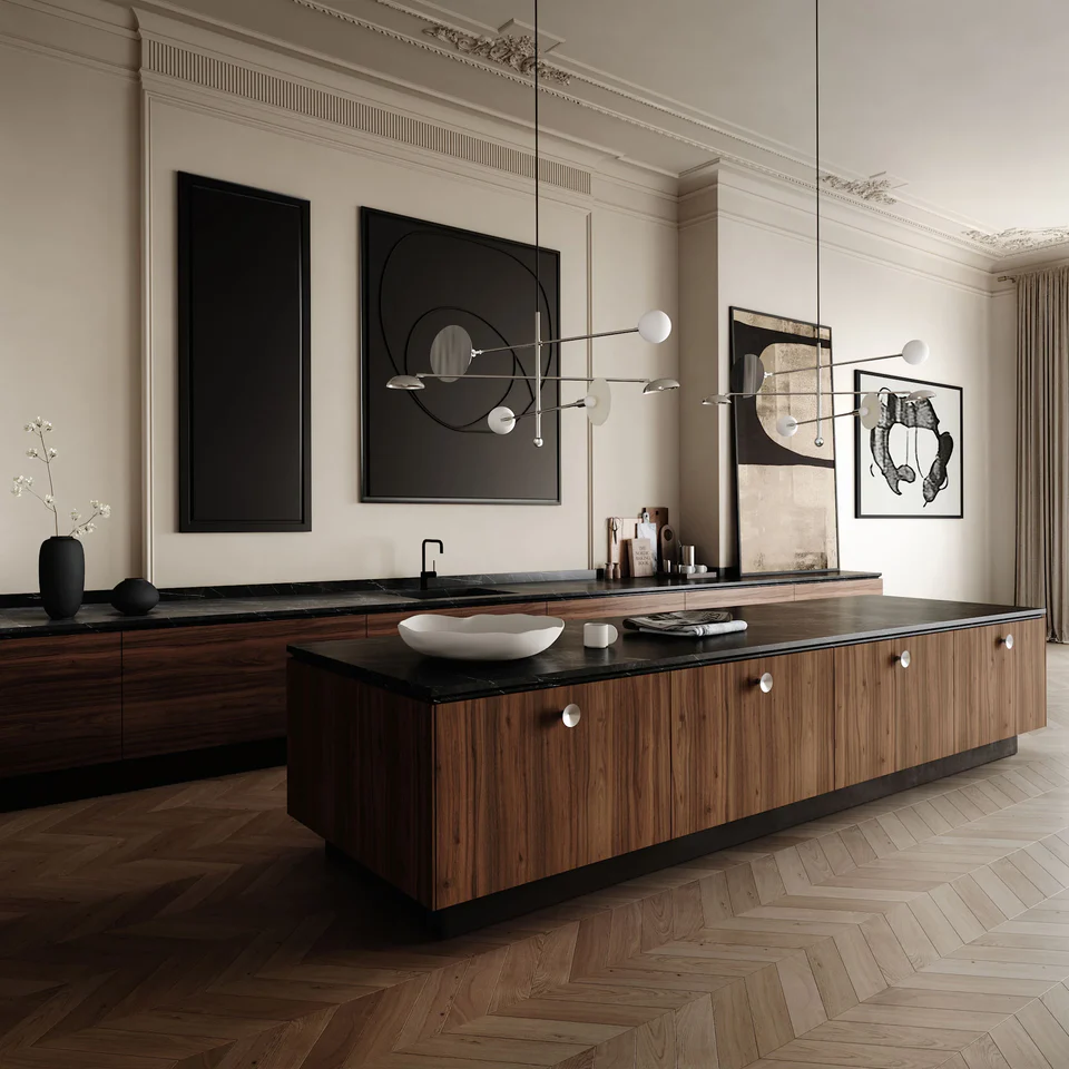 三燈吊燈 - 鉻色(5m)