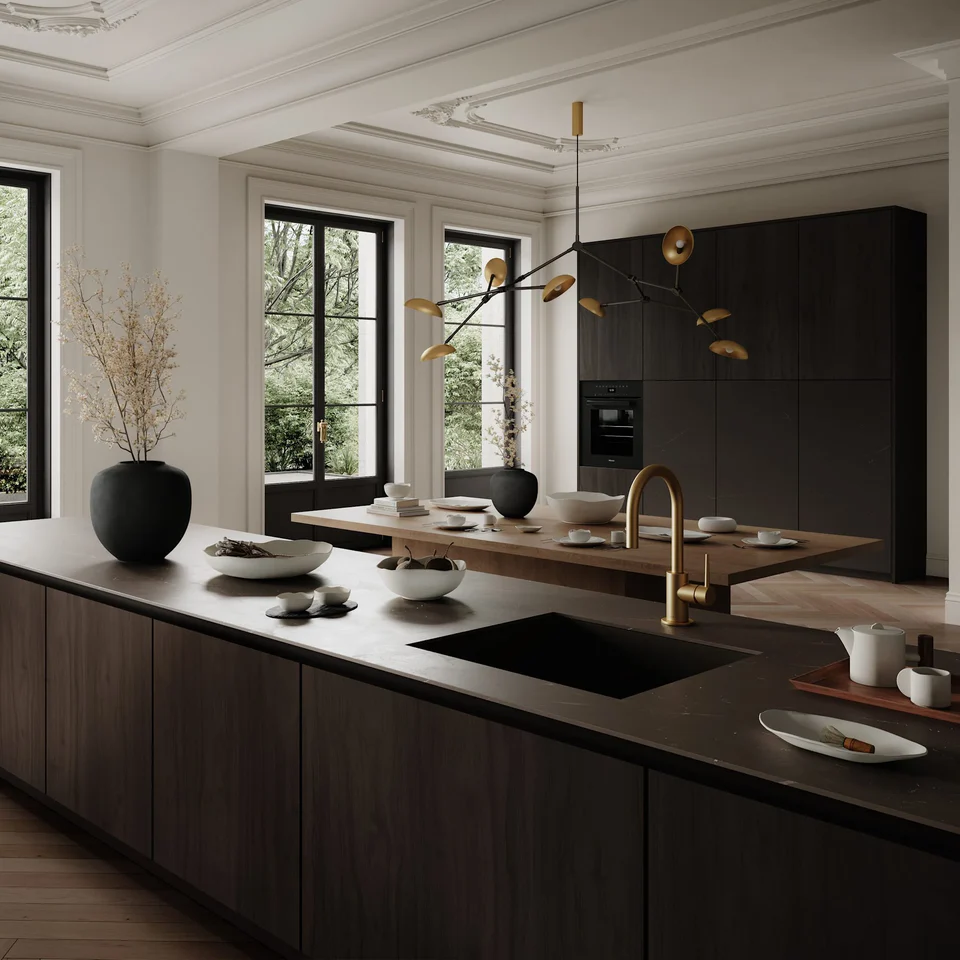 滴形吊燈 - 黃銅色(UL)