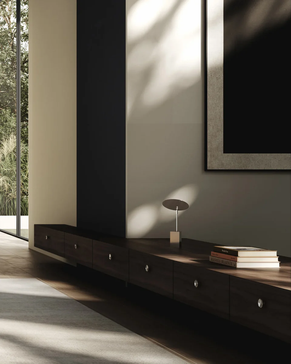 鈸型旋鈕,中 - 鉻銀